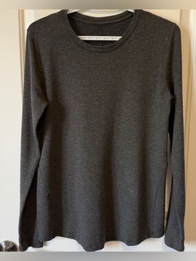 Lululemon Ever Ready Long Sleeve - heathered black - no size - size 8/10